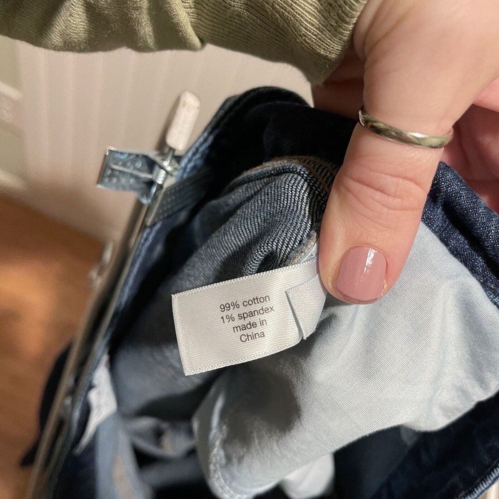 Lane Bryant High Rise Girlfriend Straight Jeans Flex Magic Waistband Size 22 - Picture 7 of 7